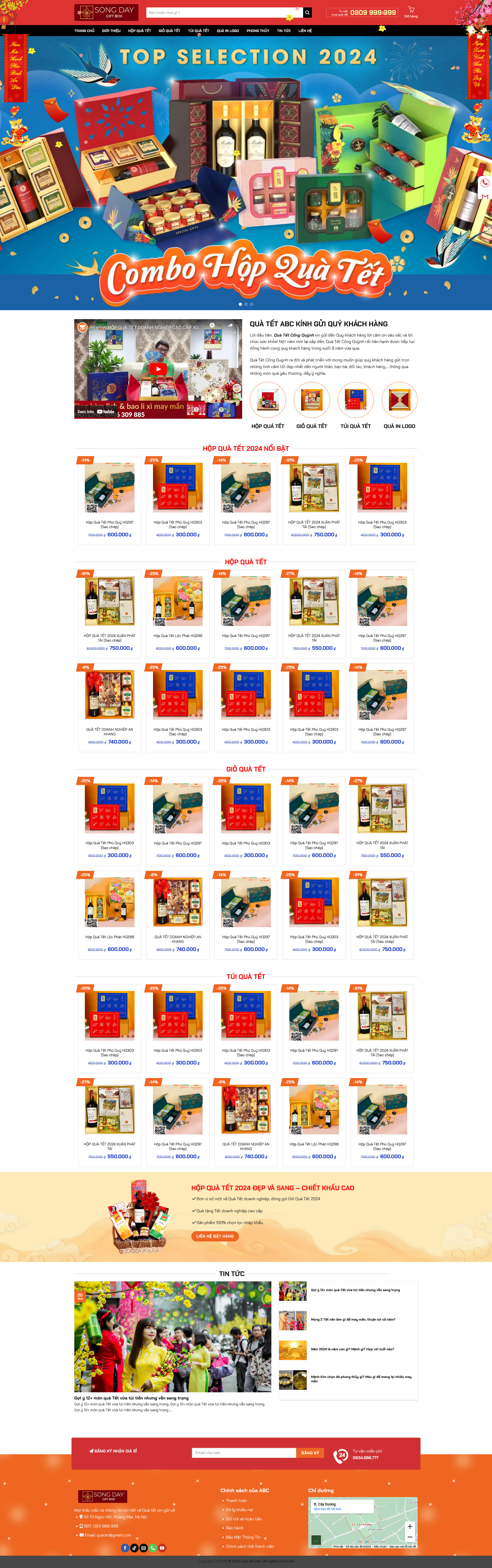 Theme Wordpress bán quà tết